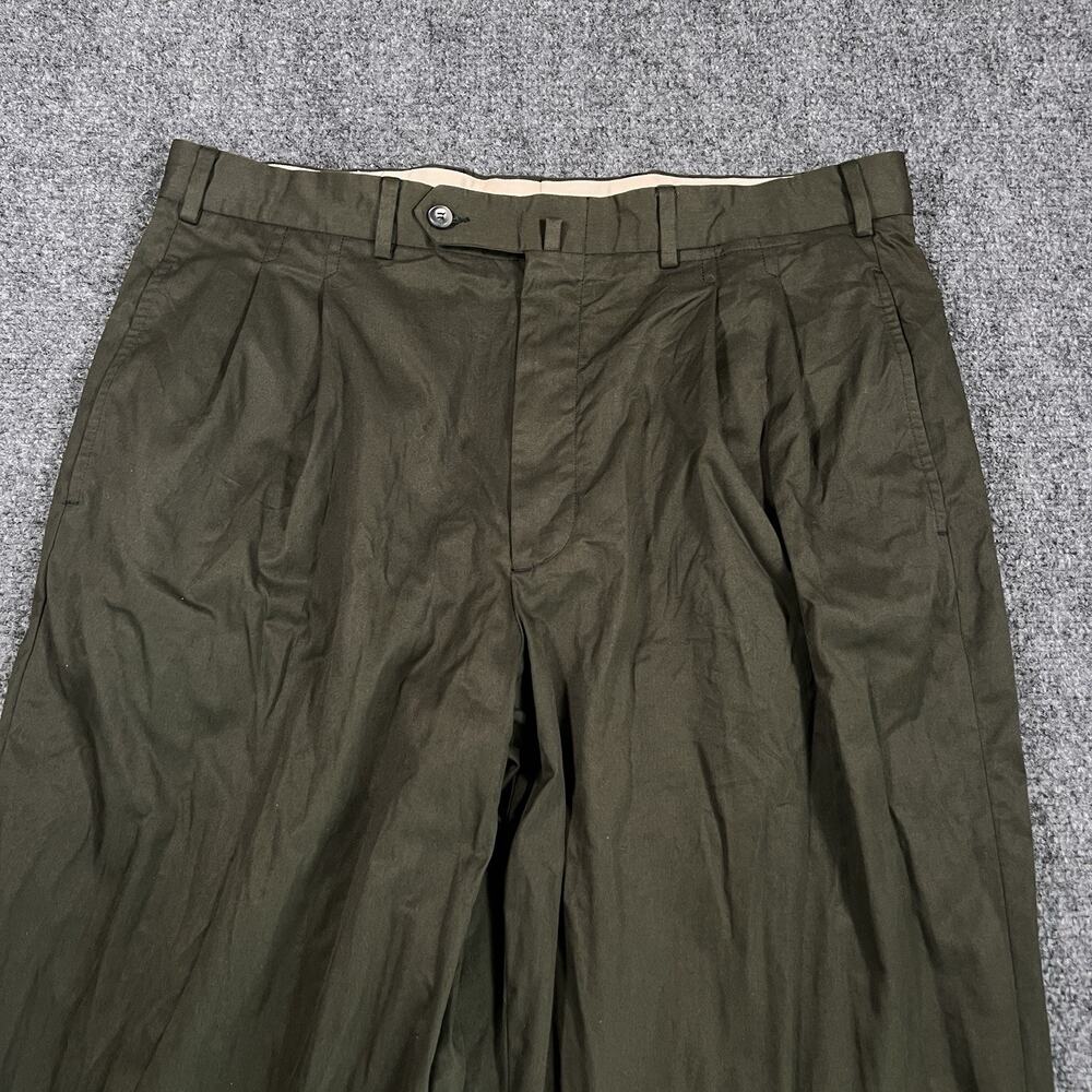INCOTEX Slowear Pants Double Pleated Cuffed Wide Wale Cotton Men’s 38x27.5